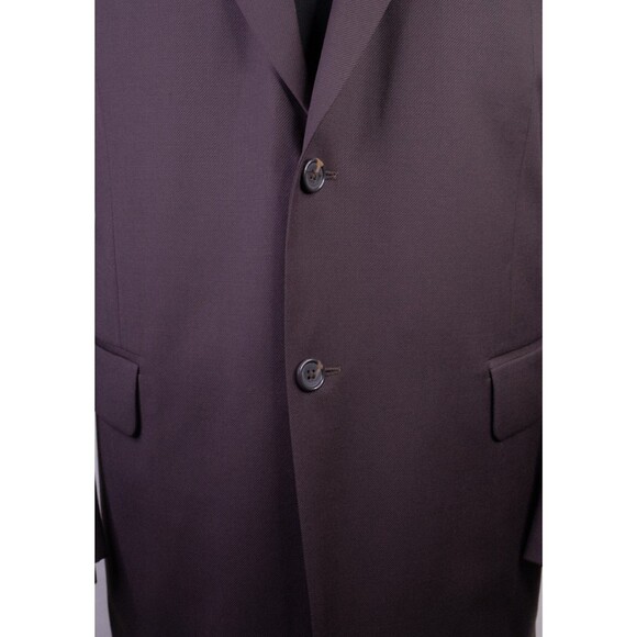 Paul Fredrick 2-Pcs Suit Brown Jacket Blazer Sz 44R Pants 38X29.5 Wool/Cashmere - Picture 3 of 16